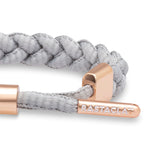 Rastaclat I Love U Light Grey Love Collection Solid Braided Signature Bracelet - WILD FLIER GIFTS AND APPAREL