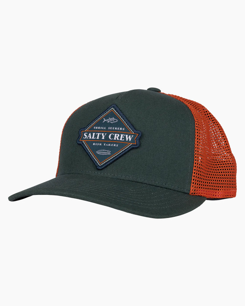 Salty Crew Twin Tails Retro Trucker Hats - WILD FLIER GIFTS AND APPAREL