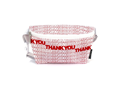 Fydelity Ultra Slim Skinny Fanny Pack- Thank You - WILD FLIER GIFTS AND APPAREL