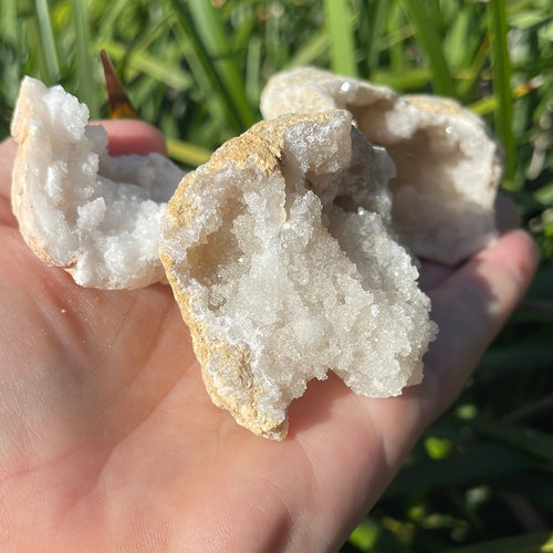Pebble House Geode Crystal Gemstone - WILD FLIER GIFTS AND APPAREL