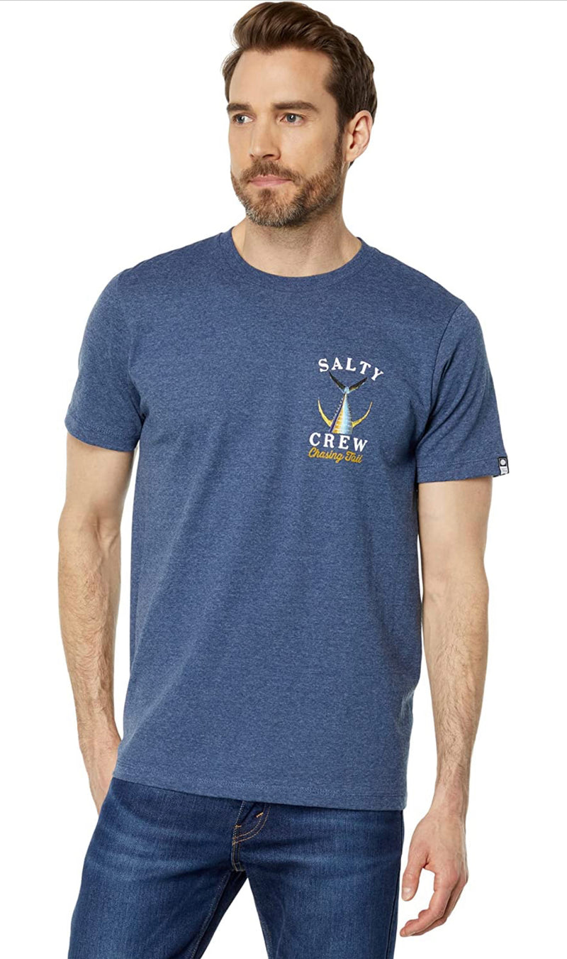 Salty Crew Tailed Classic S/S Tee-Navy Heather - WILD FLIER GIFTS AND APPAREL