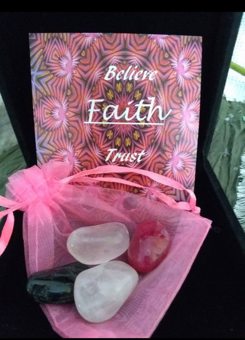 Natures Retreat Faith Crystal Healing Bag - WILD FLIER GIFTS AND APPAREL