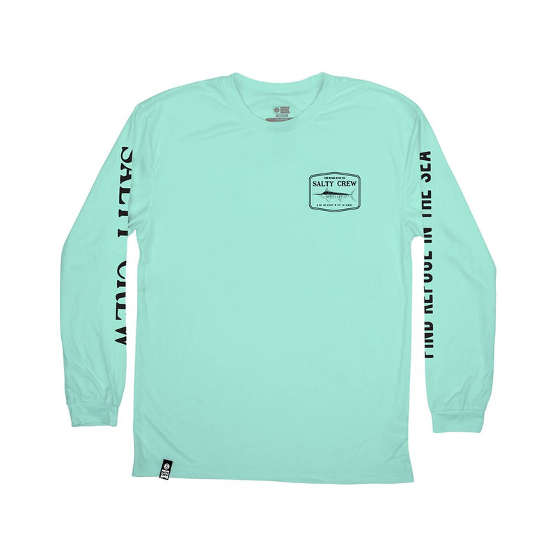 Salty Crew Stealth Long Sleeve Sunshirt-Seafoam - WILD FLIER GIFTS AND APPAREL