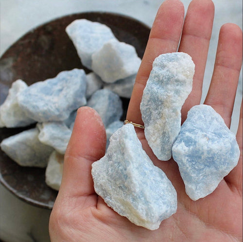 Blue Calcite Gemstones - WILD FLIER GIFTS AND APPAREL