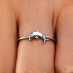 Pura Vida Mother of Pearl Dolphin Ring - WILD FLIER GIFTS AND APPAREL