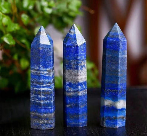Pebble House Gemstone Tower-Lapis Lazuli - WILD FLIER GIFTS AND APPAREL