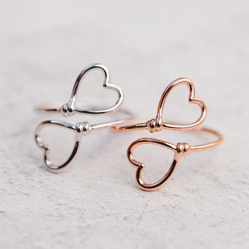 Pura Vida Heart Wire Wrap Rings - WILD FLIER GIFTS AND APPAREL