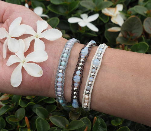 Lotus and Luna Moon Beam Single Bracelets - WILD FLIER GIFTS AND APPAREL