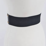 Studded Wide Stretch Belt: Black Silver | WILD FLIER GIFTS AND APPAREL