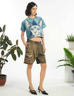 Sphinx Cat Crop Top | WILD FLIER GIFTS AND APPAREL