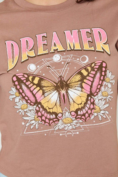 Dreamer Butterfly Tee | WILD FLIER GIFTS AND APPAREL