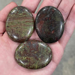 Gemstone Palm Stone 45mm: Moss Agate | WILD FLIER GIFTS AND APPAREL