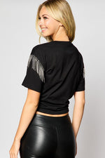 Freedom Spirit Graphic Fringe Tee | WILD FLIER GIFTS AND APPAREL