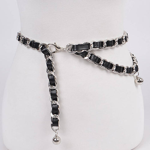 Clip belt 669: Black Silver | WILD FLIER GIFTS AND APPAREL