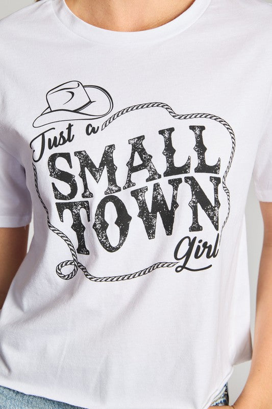 Organic Generation Just A Small Town Girl Graphic Tee - WILD FLIER GIFTS AND APPAREL