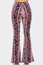 Purple Mosaic Flared Pant | WILD FLIER GIFTS AND APPAREL