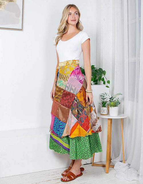 Mixed patch magic skirt and dress (KT-1269): Assorted Colors / Free Size | WILD FLIER GIFTS AND APPAREL