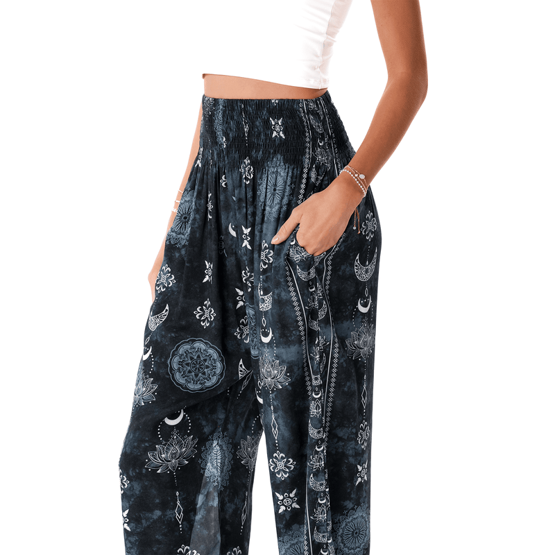 *BEST SELLER* Twilight Lotus Harem Pants with Pockets: S | WILD FLIER GIFTS AND APPAREL