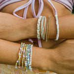 Pura Vida Opening Act Laguna String and Chain Gold Bracelet