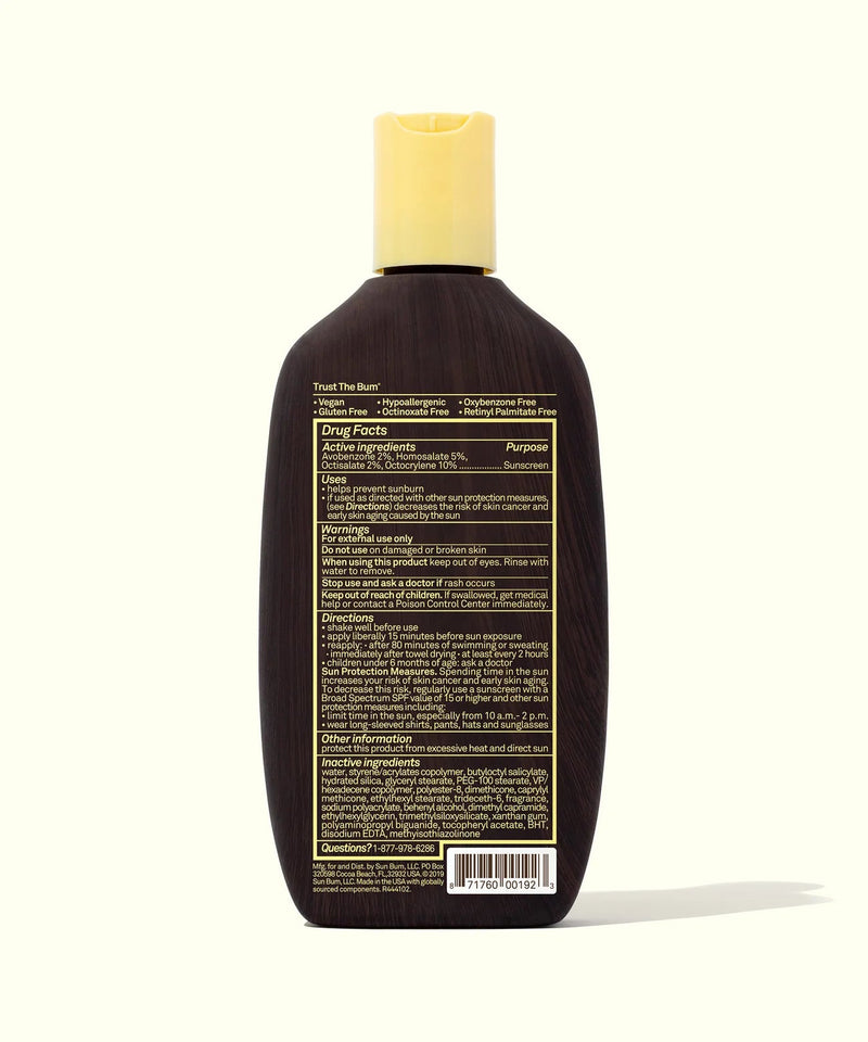 Sun Bum Premium Moisturizing Suncreen 8FL OZ Lotion | WILD FLIER GIFTS AND APPAREL