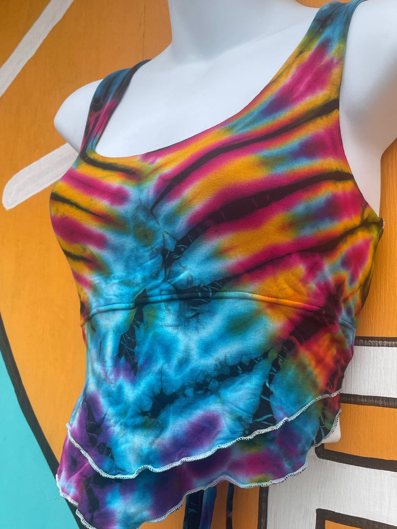 Boheme Tie-Dye Crop Top (TH-1477): One Size | WILD FLIER GIFTS AND APPAREL