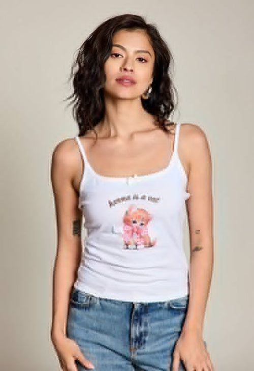 Karma Is A Kat Tank Top | WILD FLIER GIFTS AND APPAREL