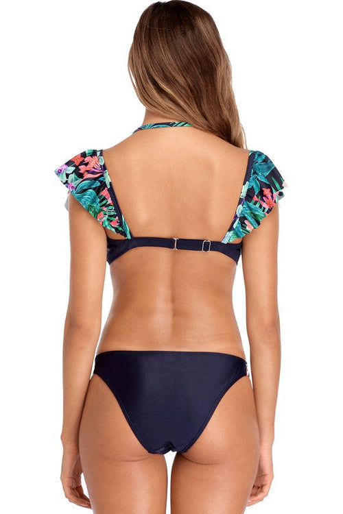 Floral Flouncy Bikini Set