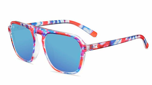 Knockaround Live Free or Tie-Dye Pacific Palisades Unisex Polarized Sunglasses | WILD FLIER GIFTS AND APPAREL