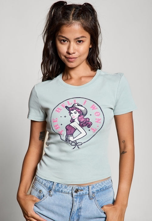 The Hell I Won’t Baby Tee | WILD FLIER GIFTS AND APPAREL