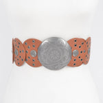 Faux Leather Multi Eyelet Round Western Belt: SL | WILD FLIER GIFTS AND APPAREL