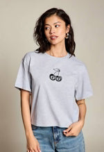 Cherry 8 Ball Graphic Crop Tee | WILD FLIER GIFTS AND APPAREL