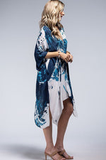 Blue Tones Lightweight Kimono | WILD FLIER GIFTS AND APPAREL