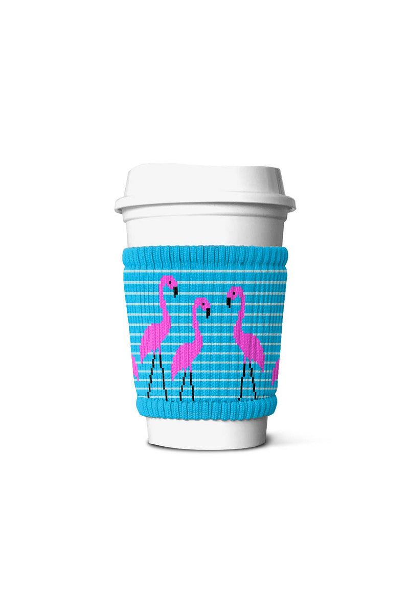 Lawn Flamingo | Pint Glass, Coffee Cup Sleeve & Can Koozie | WILD FLIER GIFTS AND APPAREL