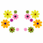 Carnival Of Delights Glitter Neon Face Sticker: MULTI / O/S | WILD FLIER GIFTS AND APPAREL