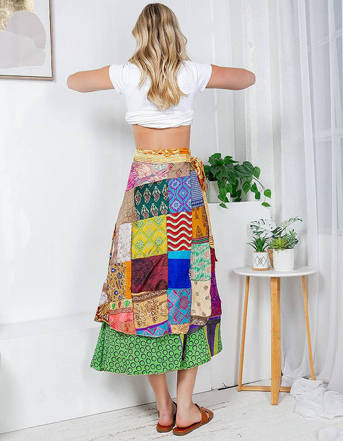 Mixed patch magic skirt and dress (KT-1269): Assorted Colors / Free Size | WILD FLIER GIFTS AND APPAREL