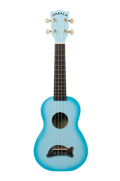 Kala Light Blue Burst Soprano Makala Dolphin Ukulele