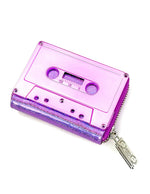 Fydelity Retro Cassette Wallet | Lavender Chrome