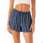 Lotus and Luna Lahu Tribal Print Rayon Cabana Shorts | WILD FLIER GIFTS AND APPAREL