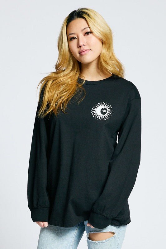 Sun & Moon Oversized Sweatshirt | WILD FLIER GIFTS AND APPAREL