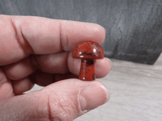Small Gemstone Mushrooms for Crystal and Gift Shops : Red Jasper | WILD FLIER GIFTS AND APPAREL