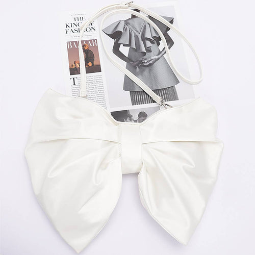 Satin Bow Style Crossbody Bag: IV | WILD FLIER GIFTS AND APPAREL
