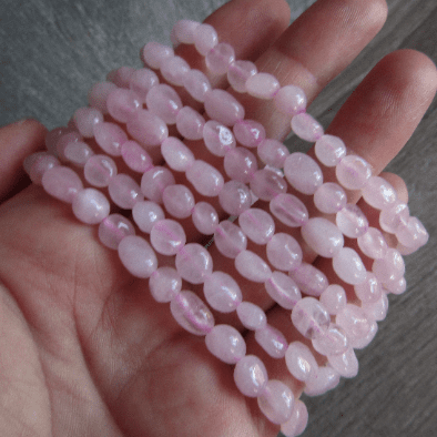 Rose Quartz Gemstone Nugget Bracelets | WILD FLIER GIFTS AND APPAREL