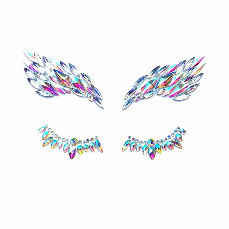 Mystique Iridescent Crystal Face Jewels: Iridescent Look / O/S | WILD FLIER GIFTS AND APPAREL