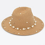Beaded Fedora Hat: Black | WILD FLIER GIFTS AND APPAREL