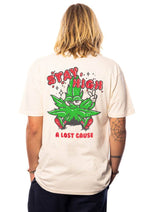 Stay High Tee: Bone / L | WILD FLIER GIFTS AND APPAREL