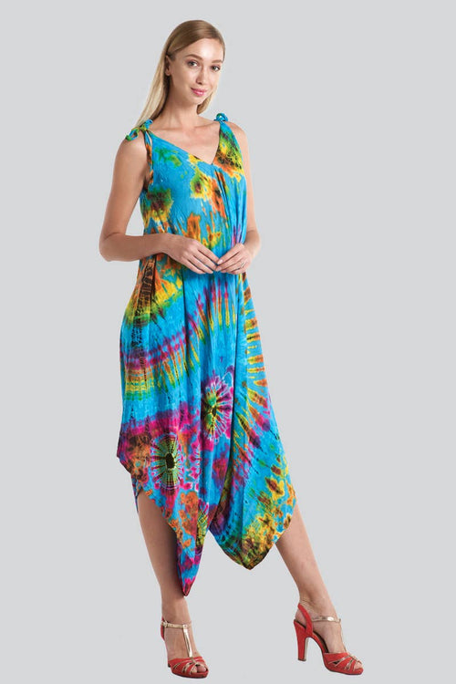 Tie-Dye Jumpsuit : Assorted (Available Colors) / Free Size | WILD FLIER GIFTS AND APPAREL