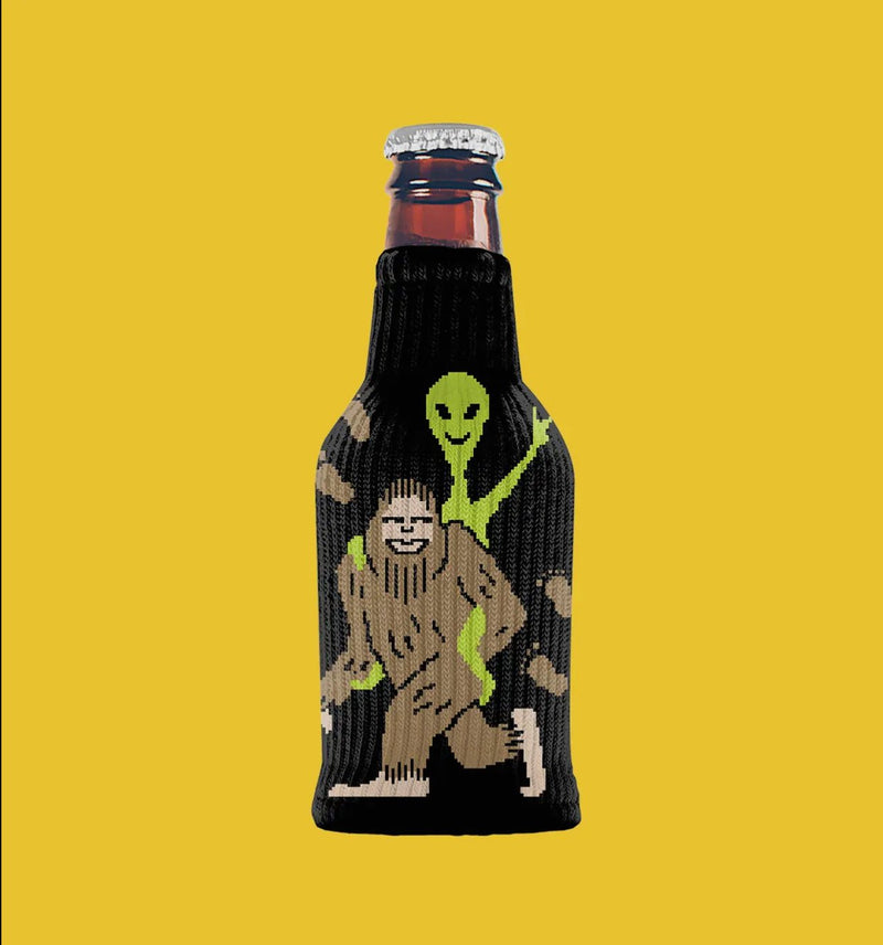 Big Foot Alien | Freaker Sweater Koozie USA Made | WILD FLIER GIFTS AND APPAREL