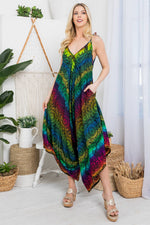 Rainbow Mandala Harem Jumpsuit