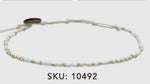 Lotus and Luna Beaded Anklets