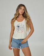 Salty Crew Fireworks Classic Tank - Off White | WILD FLIER GIFTS AND APPAREL